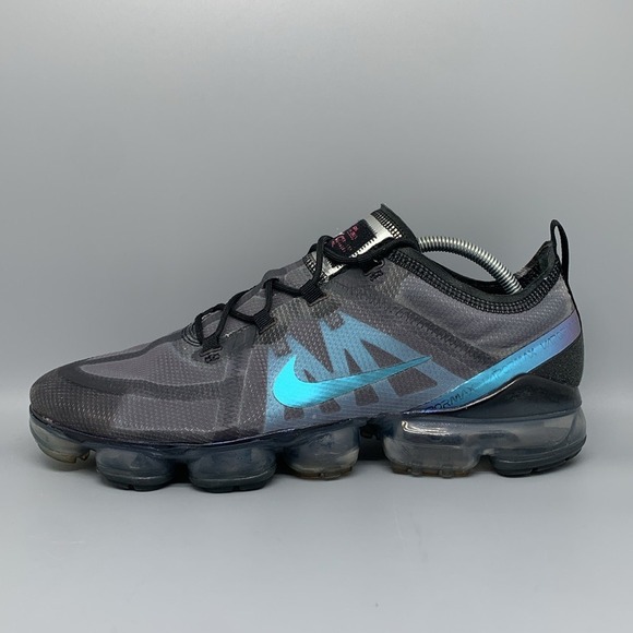 Nike Air VaporMax 2019 Black Grey Blue Running Shoes AR6631-001 Men\'s Sz 11.5 main image 5